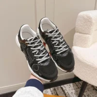Louis Vuitton LV Unisex LV Olympia Sneaker-Black 1AHOFD (1)