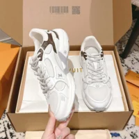 Louis Vuitton LV Unisex LV Olympia Sneaker-White 1AHOEX (1)