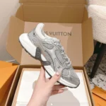 Louis Vuitton LV Unisex Olympia Sneaker-Silver 1AHOM6
