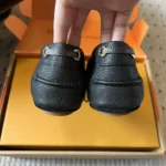 Louis Vuitton LV Women Flore Car Shoe-Black 1AICKY