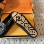 Louis Vuitton LV Women Flore Car Shoe-Black 1AICKY