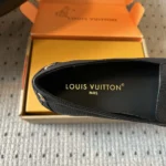 Louis Vuitton LV Women Flore Car Shoe-Black 1AICKY