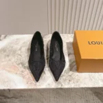 Louis Vuitton LV Women Gala Flat Ballerina-Black 1AIDR8