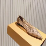Louis Vuitton LV Women Gala Flat Ballerina-Brown 1AIFUI