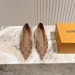 Louis Vuitton LV Women Gala Flat Ballerina-Brown 1AIFUI
