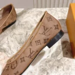 Louis Vuitton LV Women Gala Flat Ballerina-Brown 1AIFUI