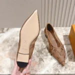 Louis Vuitton LV Women Gala Flat Ballerina-Brown 1AIFUI