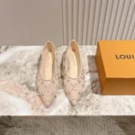 Louis Vuitton LV Women Gala Flat Ballerina-Nude Beige 1AIDQS