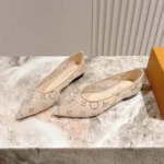 Louis Vuitton LV Women Gala Flat Ballerina-Nude Beige 1AIDQS