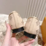 Louis Vuitton LV Women Gala Flat Ballerina-Nude Beige 1AIDQS