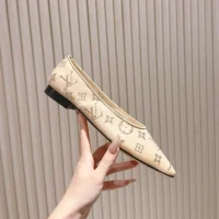 Louis Vuitton LV Women Gala Flat Ballerina-Nude Beige 1AIDQS (1)