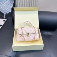 Louis Vuitton LV Women Nano Madeleine Embossed Grained Cowhide Leather M25596 (1)