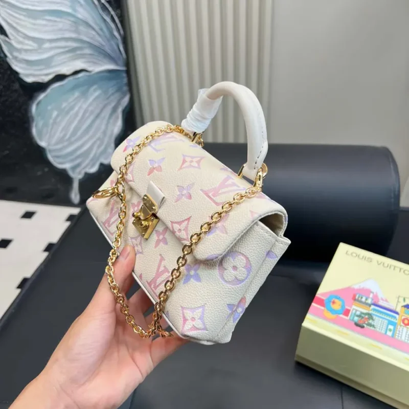 Louis Vuitton LV Women Nano Madeleine Embossed Grained Cowhide Leather M25596