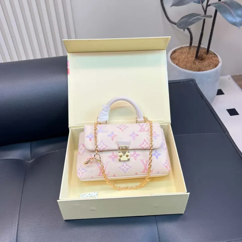 Louis Vuitton LV Women Nano Madeleine Embossed Grained Cowhide Leather M25596