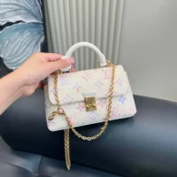 Louis Vuitton LV Women Nano Madeleine Embossed Grained Cowhide Leather M25596 (1)