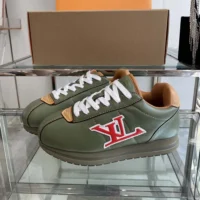 Louis Vuitton Unisex LV BUTTERSOFT Sneaker-Khaki Green 1AIKHL (1)