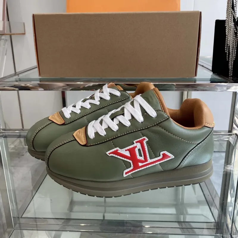 Louis Vuitton Unisex LV BUTTERSOFT Sneaker-Khaki Green 1AIKHL