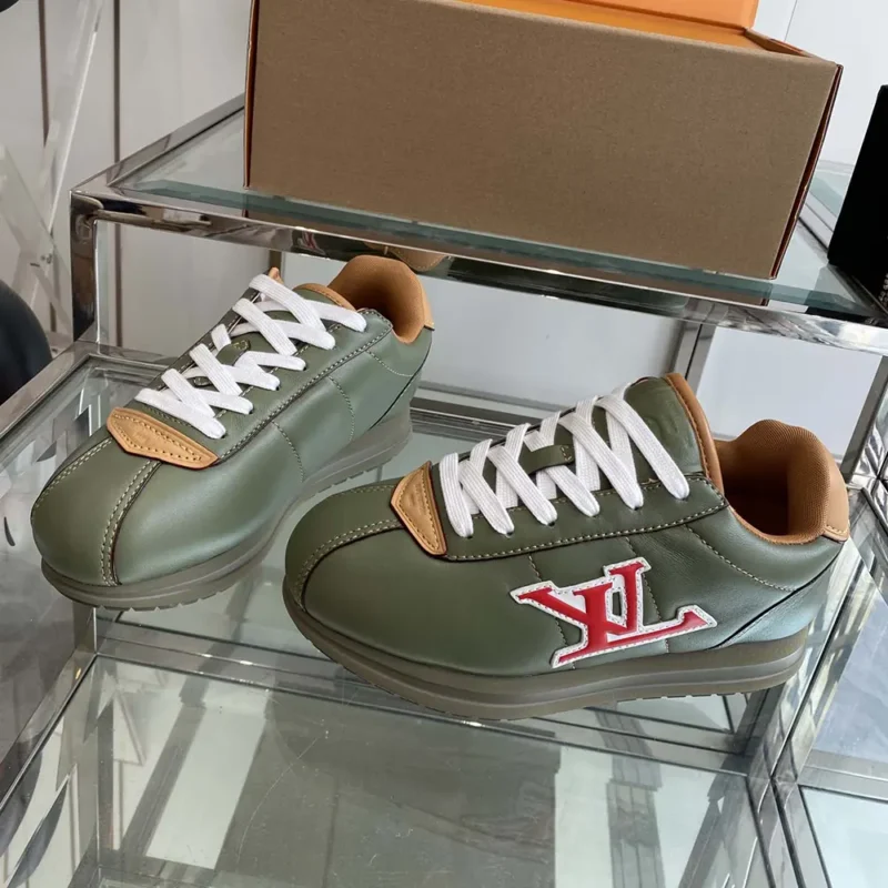 Louis Vuitton Unisex LV BUTTERSOFT Sneaker-Khaki Green 1AIKHL