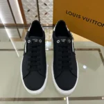 Louis Vuitton Unisex LV Time Out Sneaker-Black 1AHOG9