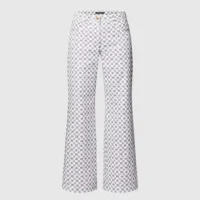 Louis Vuitton Damjeans med suddiga monogram-coupé 1AHX14