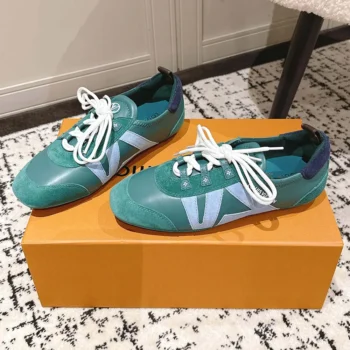 Louis Vuitton Women LV Sneakerina-Green 1AHNDY
