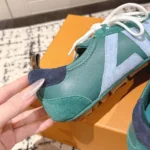 Louis Vuitton Women LV Sneakerina-Green 1AHNDY