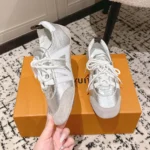 Louis Vuitton Women LV Sneakerina-Silver 1AHOJD