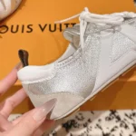 Louis Vuitton Women LV Sneakerina-Silver 1AHOJD