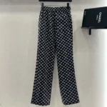 Louis Vuitton Women Monogram Pajama Pants in Airy Silk-Black – Bild 2