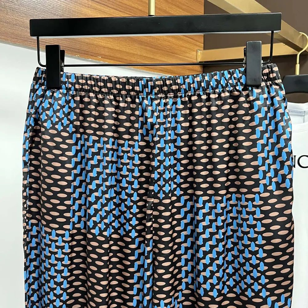 Louis Vuitton Women's Long Sleeved Damier Silk Pajama Set (10) Louis Vuitton Women's Short Sleeved Damier Silk Pajama Set