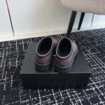 Chanel Women Caoutchouk CC High Rain Boots-Dark Maroon