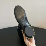 Chanel Women High Boots Lambskin Grosgrain-Black G46677