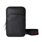 Gucci Men GG Black Small Crossbody Bag