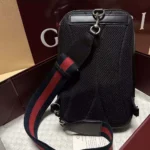 Gucci Men GG Black Small Crossbody Bag