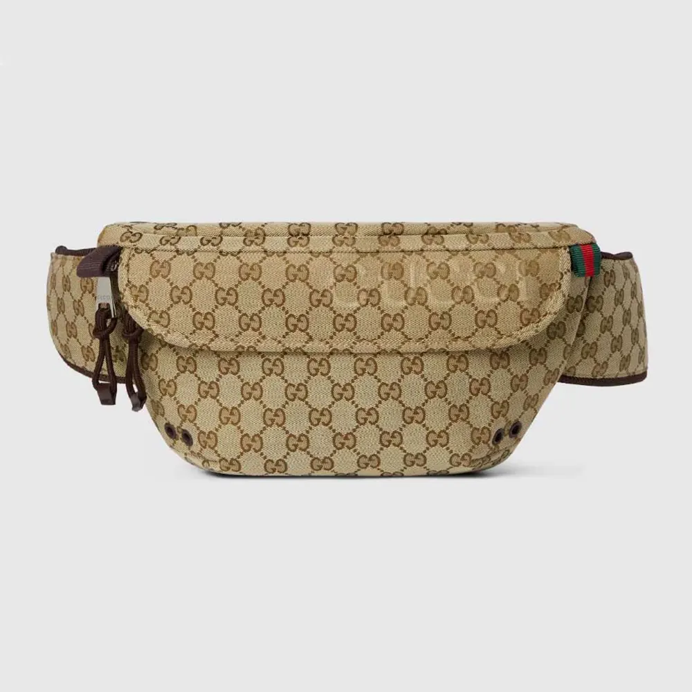 Gucci Men GG Canvas Large Belt Bag-804262FADUK (1) Gucci Men GG Canvas Large Belt Bag-804262FADUK