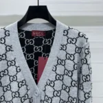 Gucci Men Reversible GG Wool Jacquard Cardigan ‎798157XKEJP1045