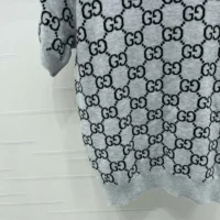 Gucci Men Reversible GG Wool Jacquard Top-Grey 798159XKD8T1045 (1)