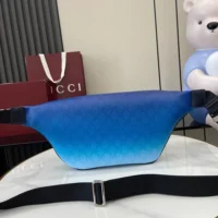 Gucci Unisex Chroma Large Belt Bag-Blue 835810FAERN (1)