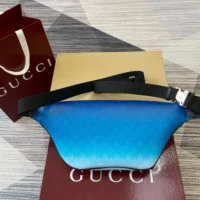 Gucci Unisex Chroma Large Belt Bag-Blue 835810FAERN (1)