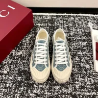 Gucci Unisex Chunky Sneaker-Light Blue ‎831825FAD7P4642 (1)
