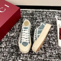 Gucci Unisex Chunky Sneaker-Light Blue ‎831825FAD7P4642 (1)