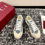 Gucci Unisex Chunky Sneaker-Light Blue ‎831825FAD7P4642