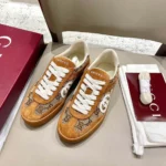 Gucci Unisex G75 Sneaker Leather lining-Brown 812656AAEGA