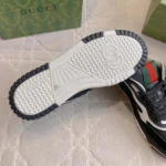 Gucci Unisex Gucci Re-Web Sneaker-Black ‎787476AADHW