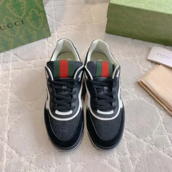 Gucci Unisex Gucci Re-Web Sneaker-Black ‎787476AADHW