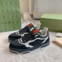 Gucci Unisex Gucci Re-Web Sneaker-Black ‎787476AADHW (1)