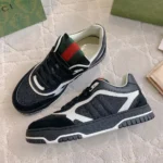 Gucci Unisex Gucci Re-Web Sneaker-Black ‎787476AADHW