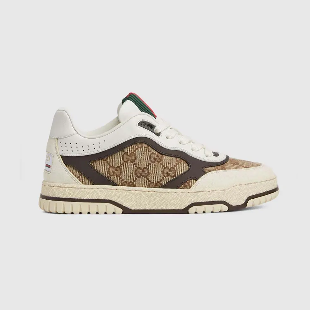 Gucci Unisex Gucci Re-Web Sneaker-Brown 807057AADHW (1) Gucci Unisex Gucci Re-Web Sneaker-Brown 807057AADHW