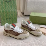 Gucci Unisex Gucci Re-Web Sneaker-Brown 807057AADHW