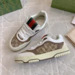 Gucci Unisex Gucci Re-Web Sneaker-Brown 807057AADHW